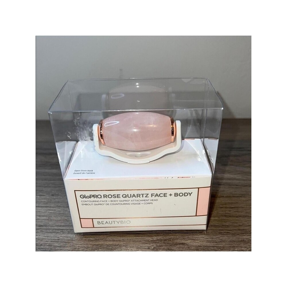 BeautyBio GloPRO Rose Quartz Face + Body Tool